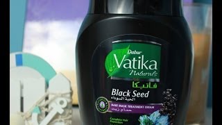 Natural Hair Dabur Vatika Naturals Black Seed Hair Cream Treatment [upl. by Engedi]