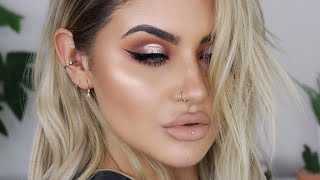 SPOTLIGHT CUT CREASE MAKEUP TUTORIAL  JAMIE GENEVIEVE [upl. by Solon309]