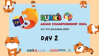 Rubiks WCA Asian Championship 2024  Day 2 part 1 [upl. by Salvador815]