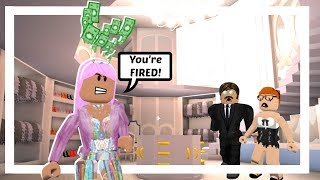 Super Spoiled Rich Girl Her Dog has a House Maid and Butler Roblox Roleplay [upl. by Ikim]