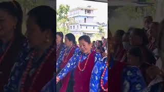 Galbandi chino ngolo raja lai 🙏🥰 Gurung Song Dance by Tarahara Gurung Gumba Ama Samuha✌️☸️ [upl. by Gnuhp567]