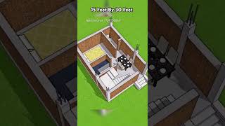 15X20 Ghar ka naksha houseplan naksha shortfeed nakshaghar [upl. by Donalt119]