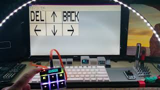 6 Key Macro Keypad with 2 levels Gesture control OLED display and Neopixel backlit keys [upl. by Eceinehs]