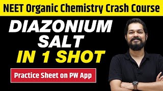 DIAZONIUM SALT in One Shot  All Concepts Tricks amp PYQs  Class 12  NEET [upl. by Adnelg696]