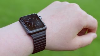 Apple Lederloop Armband für die Apple Watch im Test [upl. by Anatsirhc643]