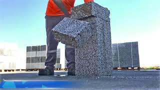 Polystyrene Concrete Blocks advantage  EPS foam concrete block [upl. by Mellicent]