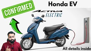 Honda Activa Electric Scooter Launch Confirmed  Best EV in India  PVJ Educational [upl. by Fielding]