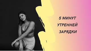 Активная Утренняя ЗАРЯДКА Стоя за 5 минут  Утренняя разминка [upl. by Anaeli]