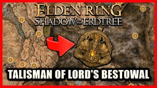 Talisman of Lords Bestowal Location  Elden Ring Shadow of the Erdtree [upl. by Mcknight]