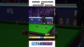 Ronnie OSullivan Misses Century Opportunity Against Vafaei  Fast Sports [upl. by Clerc300]