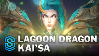 Lagoon Dragon KaiSa Wild Rift Skin Spotlight [upl. by Hudis]