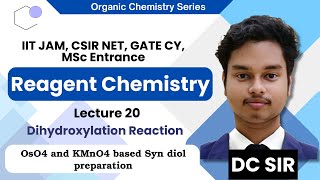 Reagent chemistry lec 20  OsO4 and KMnO4 based Syn diol formation reactions [upl. by Enylcaj611]