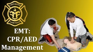 NREMT Cardiac Arrest Management amp AED Firefighter EMT Guide PASS THE EXAM [upl. by Ycnaf]