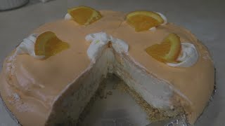 NO Bake Orange Creamsicle Cheesecake Recipe  Recipe Episode 260 [upl. by Eenaffit]