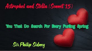 Astrophel and Stella  Sonnet 15 [upl. by Shelly]