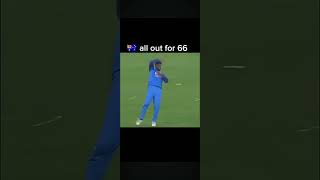 66 Runs all out nz India best bollwing figure [upl. by Stannwood]