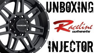 Raceline Injector 17x9 12 Wheel Rim Unboxing [upl. by Luke]