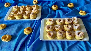 🍰 🥚🧈 venčeky  venčeky z odpaľovaného cesta recept  jak upéct věnečky  dezerty  zákusky na svadbu [upl. by Jay]