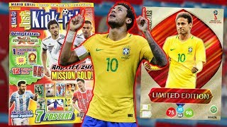 NEYMAR LIMITED EDITION  JUST KICKIT 0418 mit Panini Adrenalyn XL WM 2018 Karten [upl. by Adirehs]