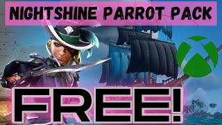 Sea Of Thieves Nightshine Parrot Pack Bundle FREE Xbox Microsoft Code REDEEM [upl. by Drallim]