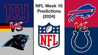 NFL Week 10 Predictions 2024 [upl. by Analeh900]