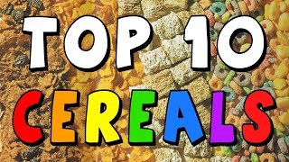 Top 10 Favorite Cereals 2023 Update [upl. by Siegfried267]