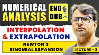 Interpolation amp Extrapolation Newtons Binomial Expansion  Numerical Analysis in English GP Sir [upl. by Schonthal213]