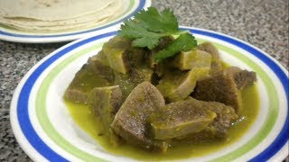 LENGUA EN SALSA VERDE  Vicky Receta Facil [upl. by Namdor285]