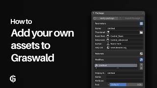 How to use your own 3D models with the Graswald Package Creator [upl. by Kimmy]