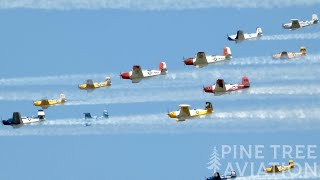 Mass Warbird Arrival  EAA AirVenture 2024 [upl. by Leihcar]