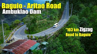 Baguio Aritao Road  Benguet to Nueva Vizcaya Road  Ambuklao Dam [upl. by Cresida]