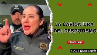 Sandra Cuevas la caricatura del despotismo  Hernán Gómez [upl. by Navlys945]