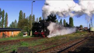 EisenbahnFest Staßfurt 12 Dampflok  Zug  Steam Train [upl. by Hanan]