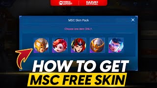 HOW TO GET 2 MSC SKINS FOR FREE  VALENTINA MSC PASS SKIN EVENT [upl. by Crocker]