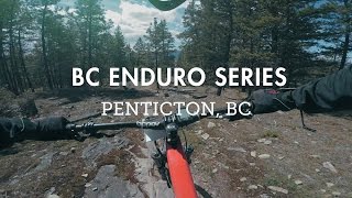 Racing Stage 3 of the BC Enduro Series in Penticton BC  Rocky tire destroyer [upl. by Aneehsirk]