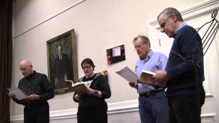 Celebrating the poetry of Bill Griffiths  Ensemble reading [upl. by Ecadnac847]