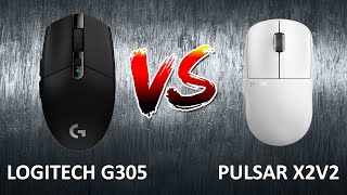 Logitech G305 VS Pulsar X2V2  Wireless tracking issues [upl. by Viglione705]