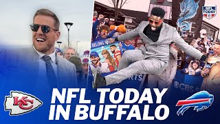 Bills beverages AND TABLES The NFL Today goes to Buffalo [upl. by Ygief]