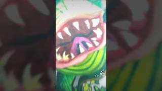 Halloween countdown pt 7 FINALE littleshopofhorrors watercolor art fyp shorts [upl. by Eceinehs]