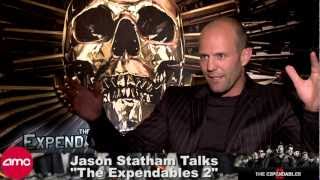 Jason Statham Talks The Expendables 2 [upl. by Lyndsey]