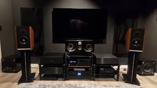 Dynamics Speed and bass performance Dartzeel NHB108 Power Amplifier and Kudos Titan 505 speakers [upl. by Nnairrehs]