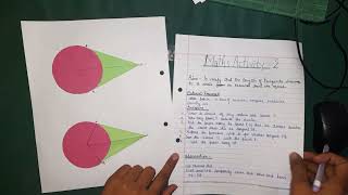 To verify that the length of tangents drawn to circle from an external point are equal mathactivity [upl. by Petie404]