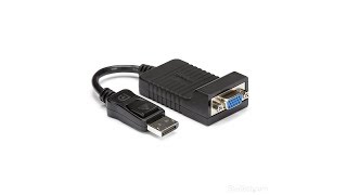 DisplayPort to VGA Video Adapter Converter  DP2VGA  StarTechcom [upl. by Sadoc]