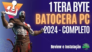 Batocera 1TB 2024 Completo  Flocabrocera Deck  Multijogos PC 64 Bits Review Instalação e Gameplay [upl. by Ettellocin493]