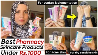 Best Pharmacy Skincare Products Under Rs1000  Pharmacy creams for pigmentation Acne amp Melasma [upl. by Laurinda]