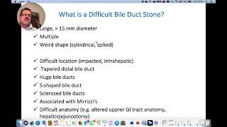 ERCP Definition of Difficult Bile Duct Stone [upl. by Powe]