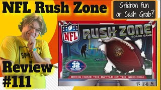 NFL Rush Zone Review  Bowers Game Corner 111 American Football Board Game [upl. by Wolsniw32]