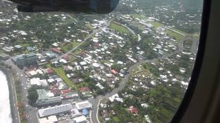 Flight Pago Pago to Fagalii Landing at Fagalii [upl. by Wilone]