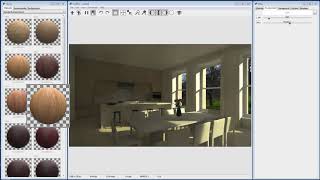 Interior Rendering in Rhino and FluidRay [upl. by Narhem]