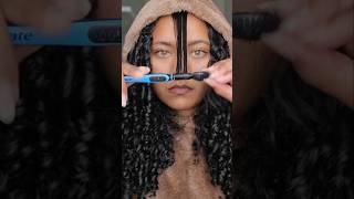 TOOTHBRUSH CURLS OR FINGER CURLS curls curlyhair curlstutorial haircare hair shorts [upl. by Close]